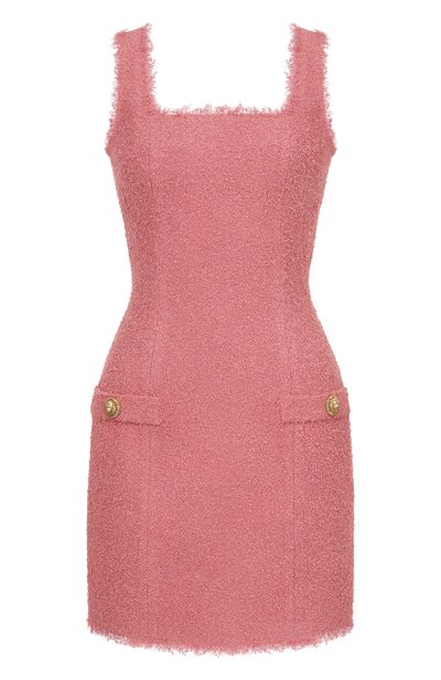 Женское шерстяное платье BALMAIN, арт. GF0R2541/WD60