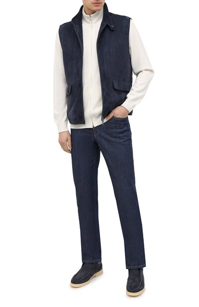 Замшевые ботинки ANDREA VENTURA FIRENZE, арт. W-SAIL0R-E0LIE/ATM0SPHERE/CACHEMIRE/WS-IV0RY, фото 2