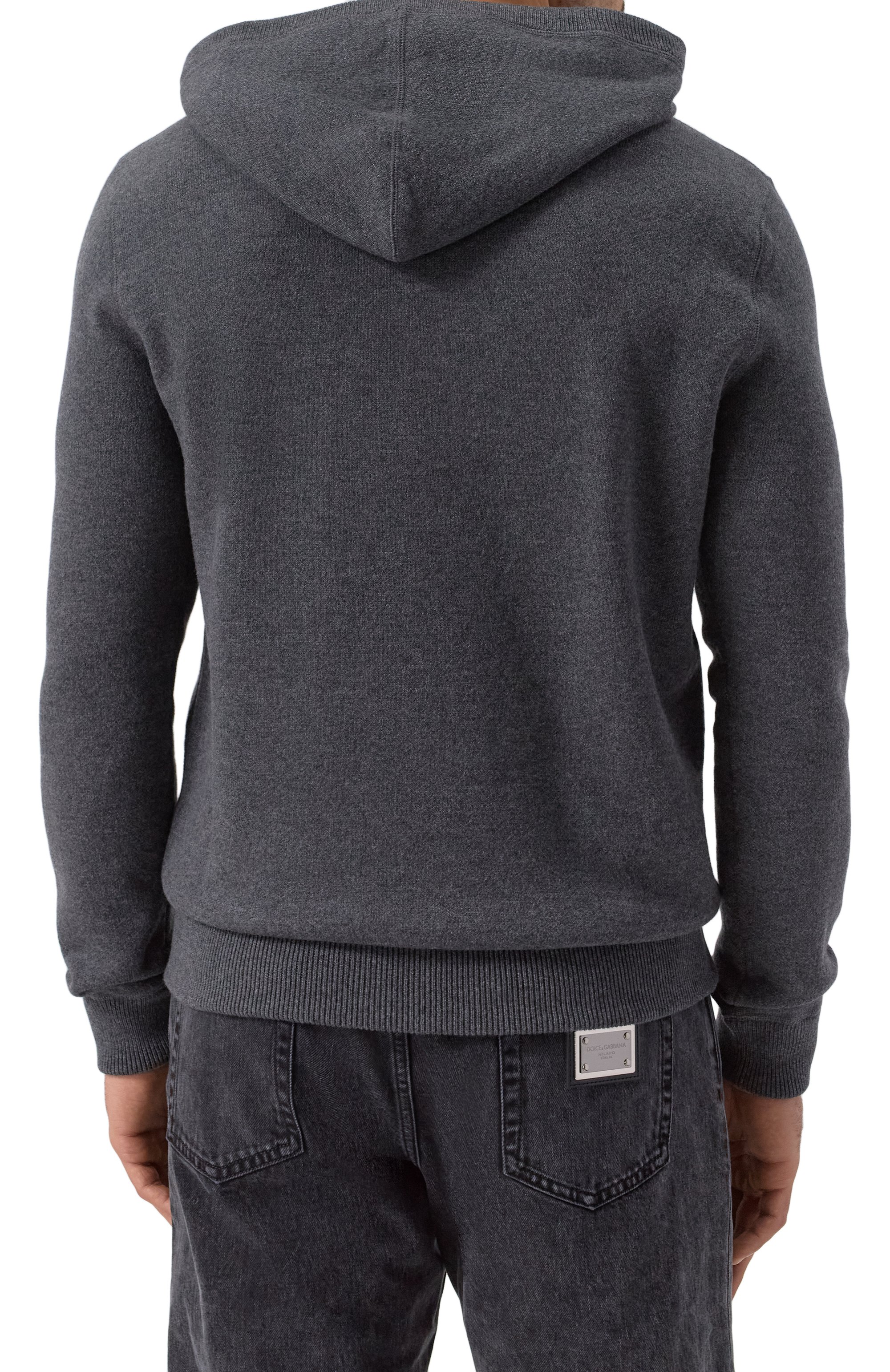 Худи из шерсти и кашемира DOLCE & GABBANA, арт. GX033T/JEMQ3, фото 4