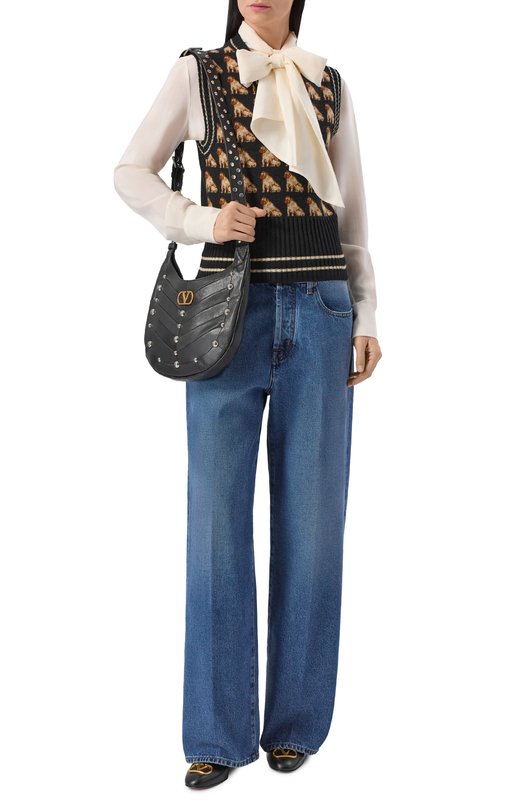 Сумка Hoboho Valentino 7W0B0S63/PXJ Чёрный  7W0B0S63/PXJ Фото 7