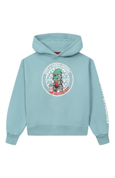 Хлопковое худи SPRAYGROUND, арт. SPY1514GSM0KE/CREATIVE DEPT. PERFECT H00DIE SM00KE