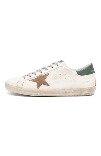 Кожаные кеды superstar GOLDEN GOOSE DELUXE BRAND, арт. G36MS590.T82, фото 3