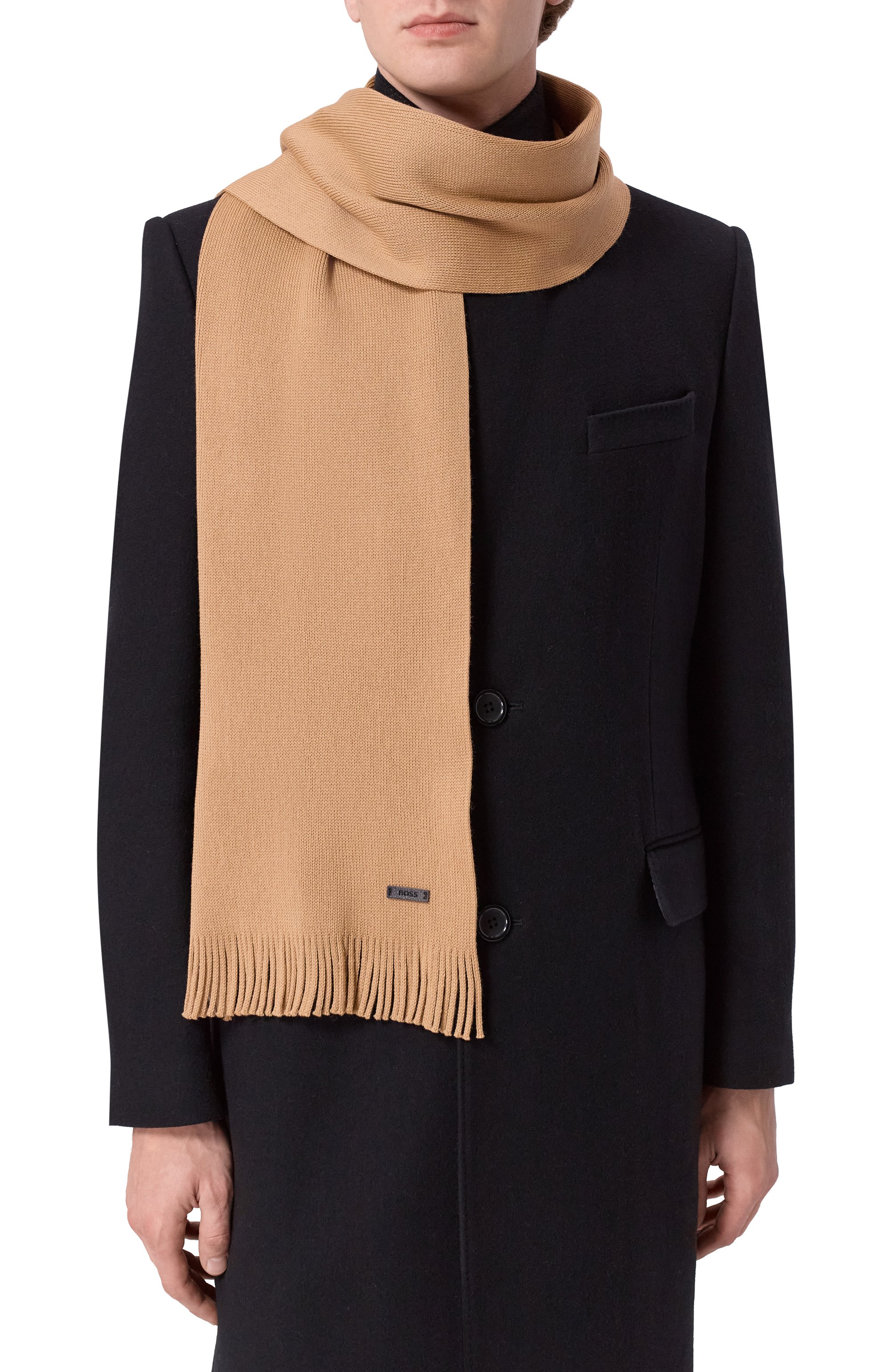 Шерстяной шарф BOSS, арт. 50495340, фото 2