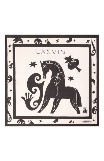 Шелковый платок LANVIN, арт. AW-SARF01-1SLN-P26, фото 4