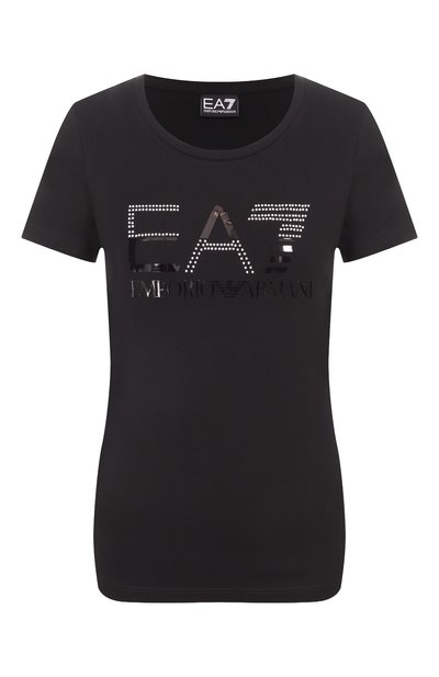 Женская хлопковая футболка EA7, арт. 7W000721/AF10373