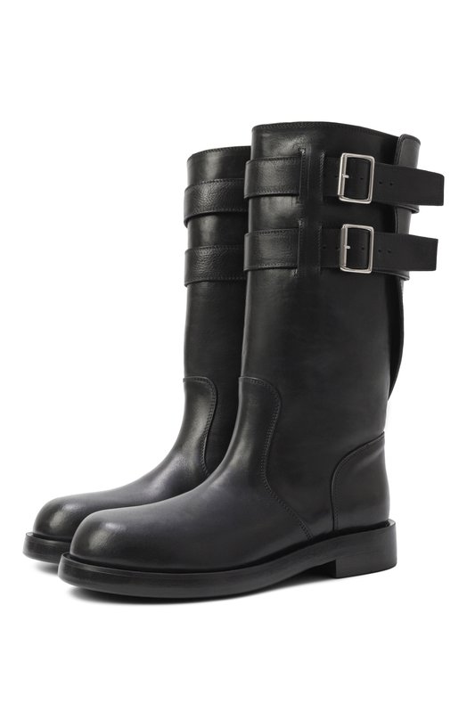 Кожаные полусапоги Osmo Ann Demeulemeester B0013289/LT141 Чёрный B0013289/LT141