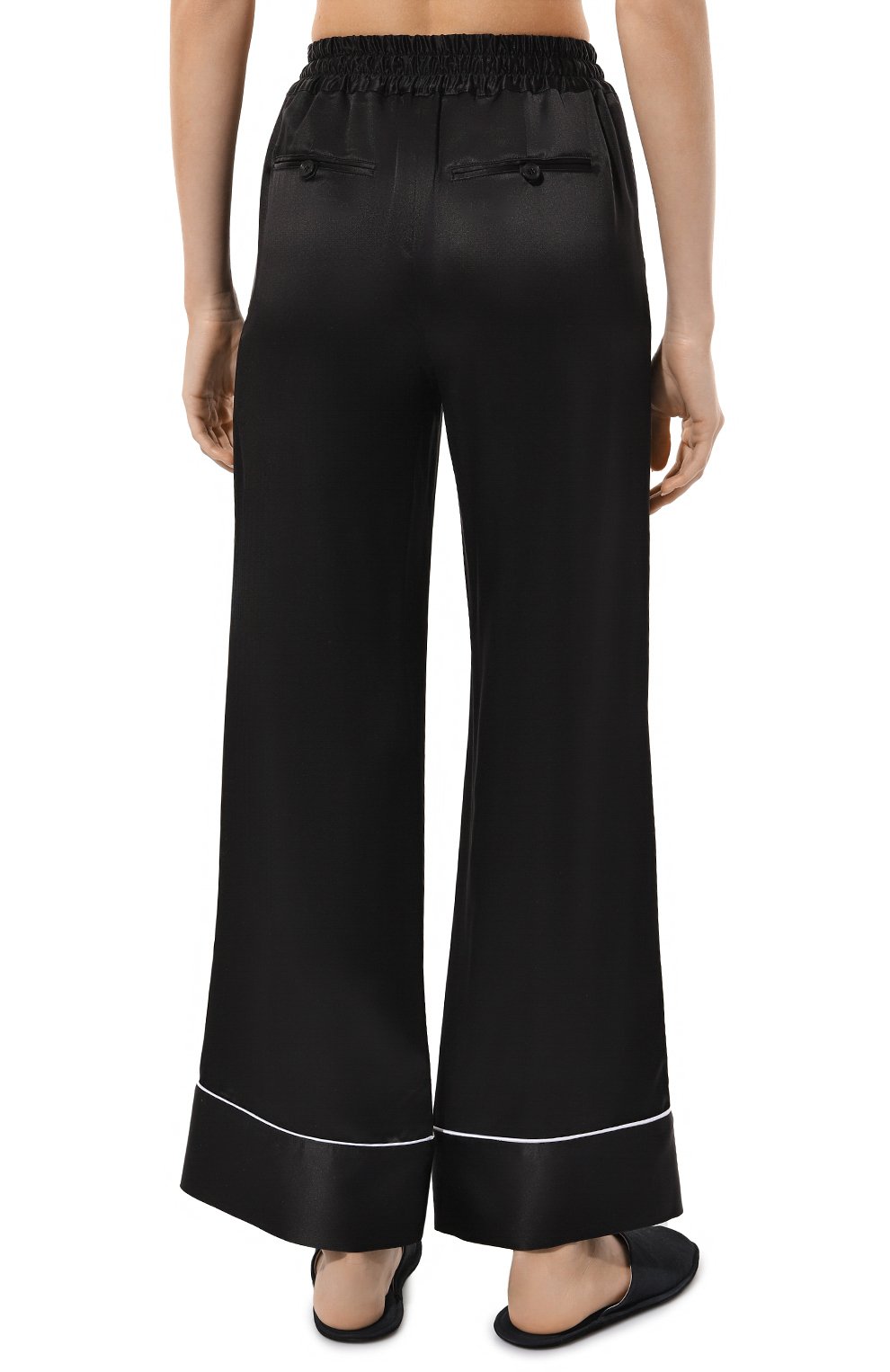 Шелковые брюки KITON, арт. D57119K03337, фото 4