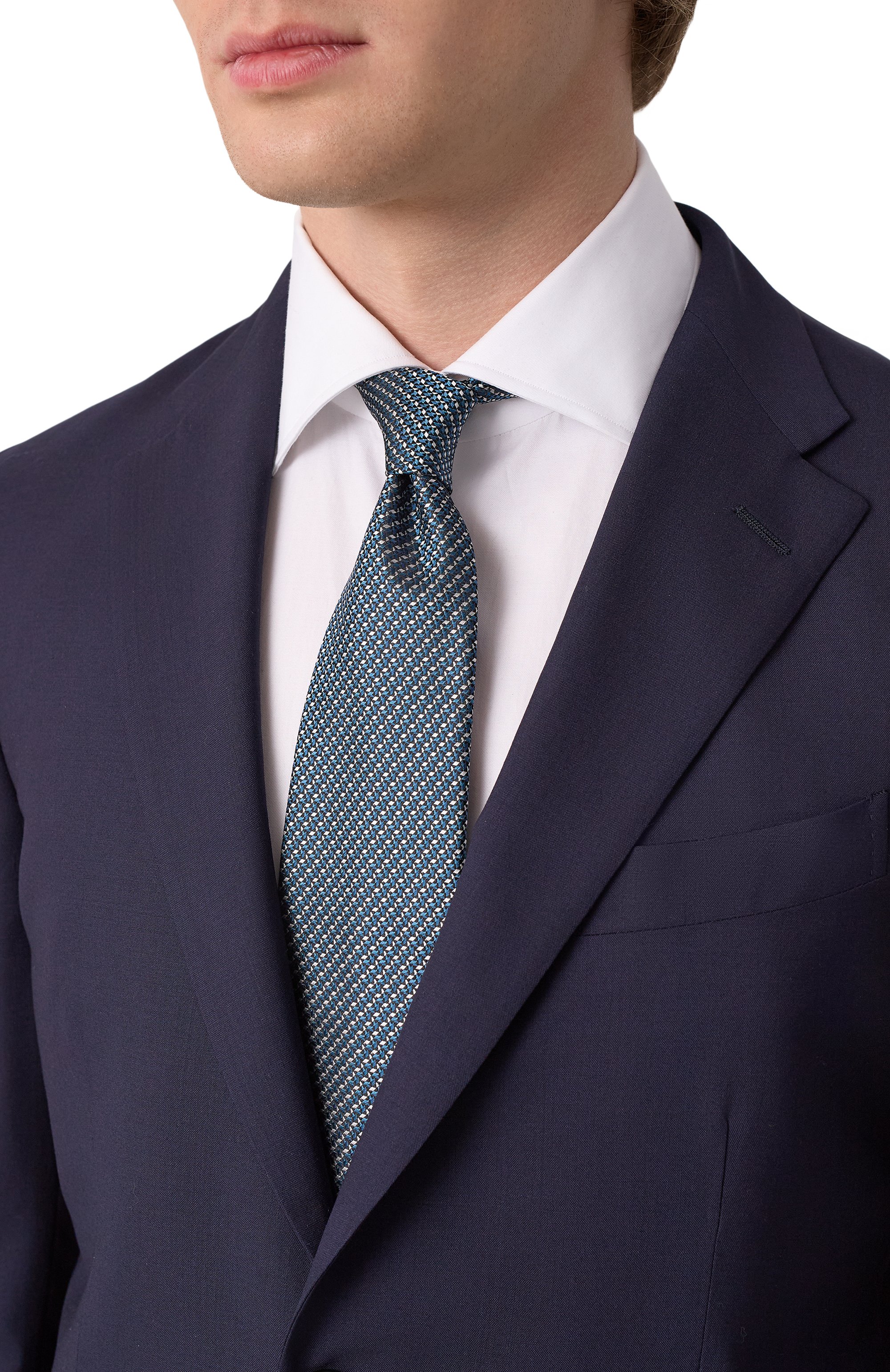 Шелковый галстук ZEGNA, арт. 1P8/Z9D81TA9, фото 2