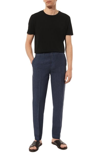 Льняные брюки 120% LINO, арт. Y0M2411/0000253/S00, фото 2