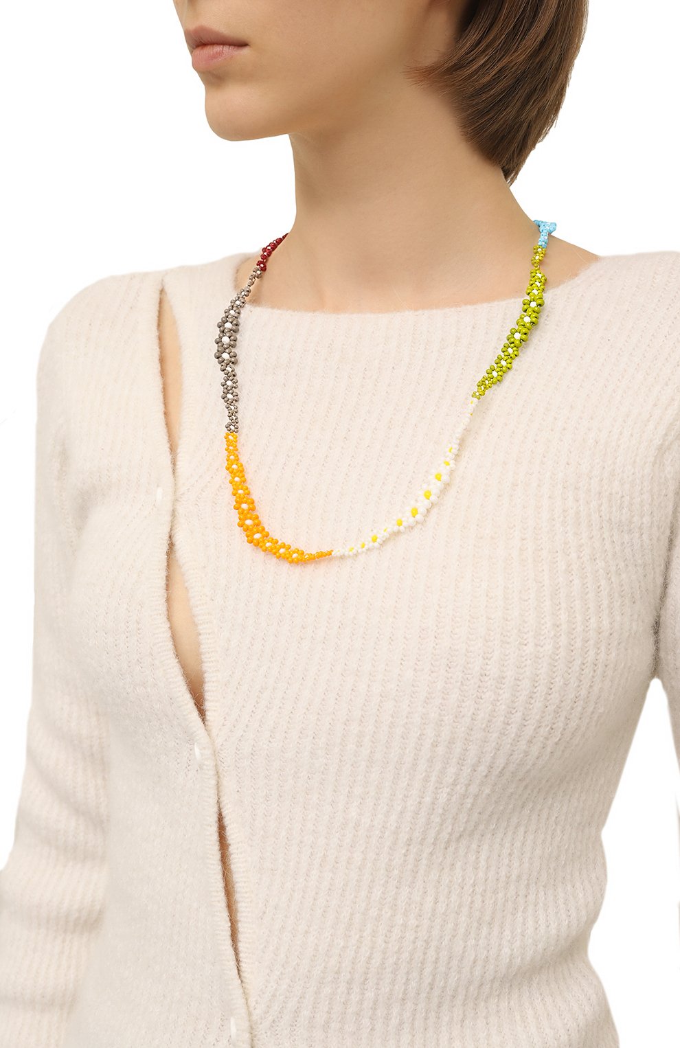 Колье ромашка гарден HIAYNDERFYT разноцветного цвета по цене 7530 руб., арт. 1-5RMGARDEN, фото 2 Колье ромашка гарден HIAYNDERFYT, арт. 1-5RMGARDEN, фото 2