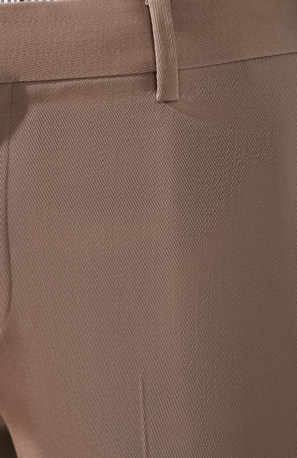 Шерстяные брюки CELINE светло-коричневого цвета по цене 104500 руб., арт. 2P205919E, фото 5 Шерстяные брюки CELINE, арт. 2P205919E, фото 5