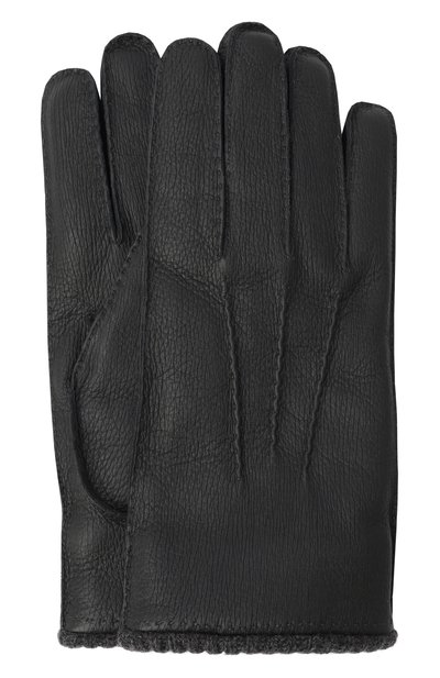 Мужские кожаные перчатки ZILLI, арт. GL0010M1945V00000