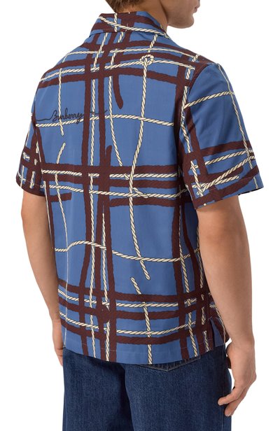 Хлопковая рубашка BURBERRY, арт. 8127735, фото 4