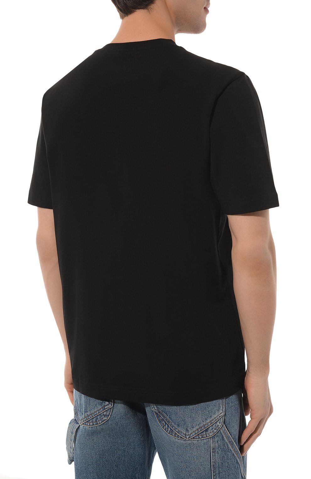 Хлопковая футболка BOSS ORANGE, арт. 50473278, фото 4