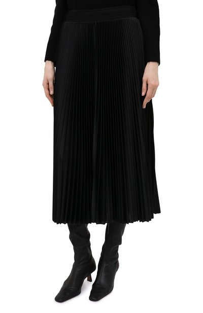 Плиссированная юбка BALENCIAGA черного цвета по цене 142500 руб., арт. 659068/TJV20, фото 3 Плиссированная юбка BALENCIAGA, арт. 659068/TJV20, фото 3