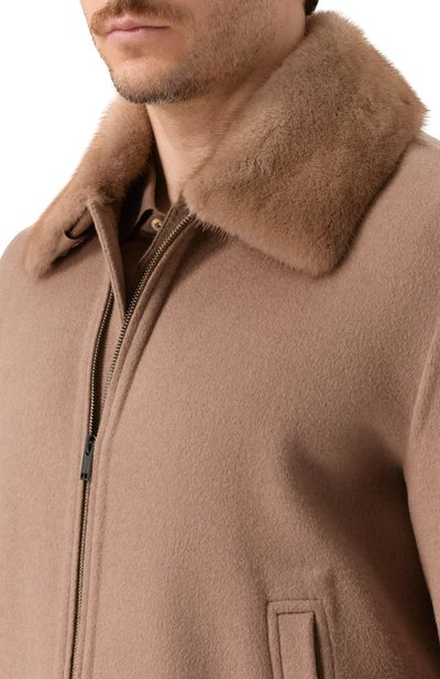 Кашемировый бомбер с отделкой из норки MVST, арт. FTECK-ES4255-2V/LC1640, фото 5