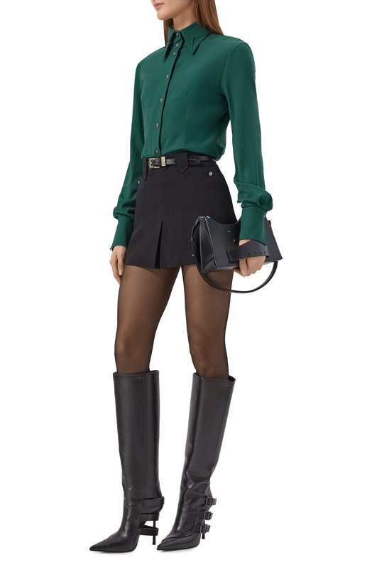 Шерстяная рубашка Enfants Riches Deprimes 120-556 Зелёный  120-556 Фото 2