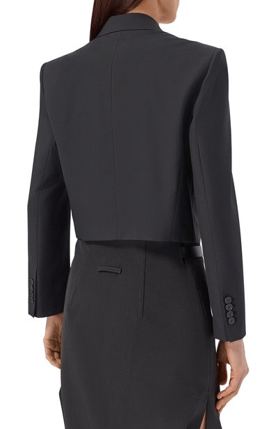 Шерстяной жакет JUUN.J черного цвета по цене 79200 руб., арт. JW6311W03, фото 4 Шерстяной жакет JUUN.J, арт. JW6311W03, фото 4