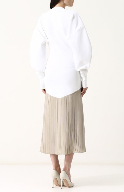 Приталенное платье-миди с объемными рукавами ESTEBAN CORTAZAR, арт. R8D02/0F0007/CAPRI KNIT, фото 4
