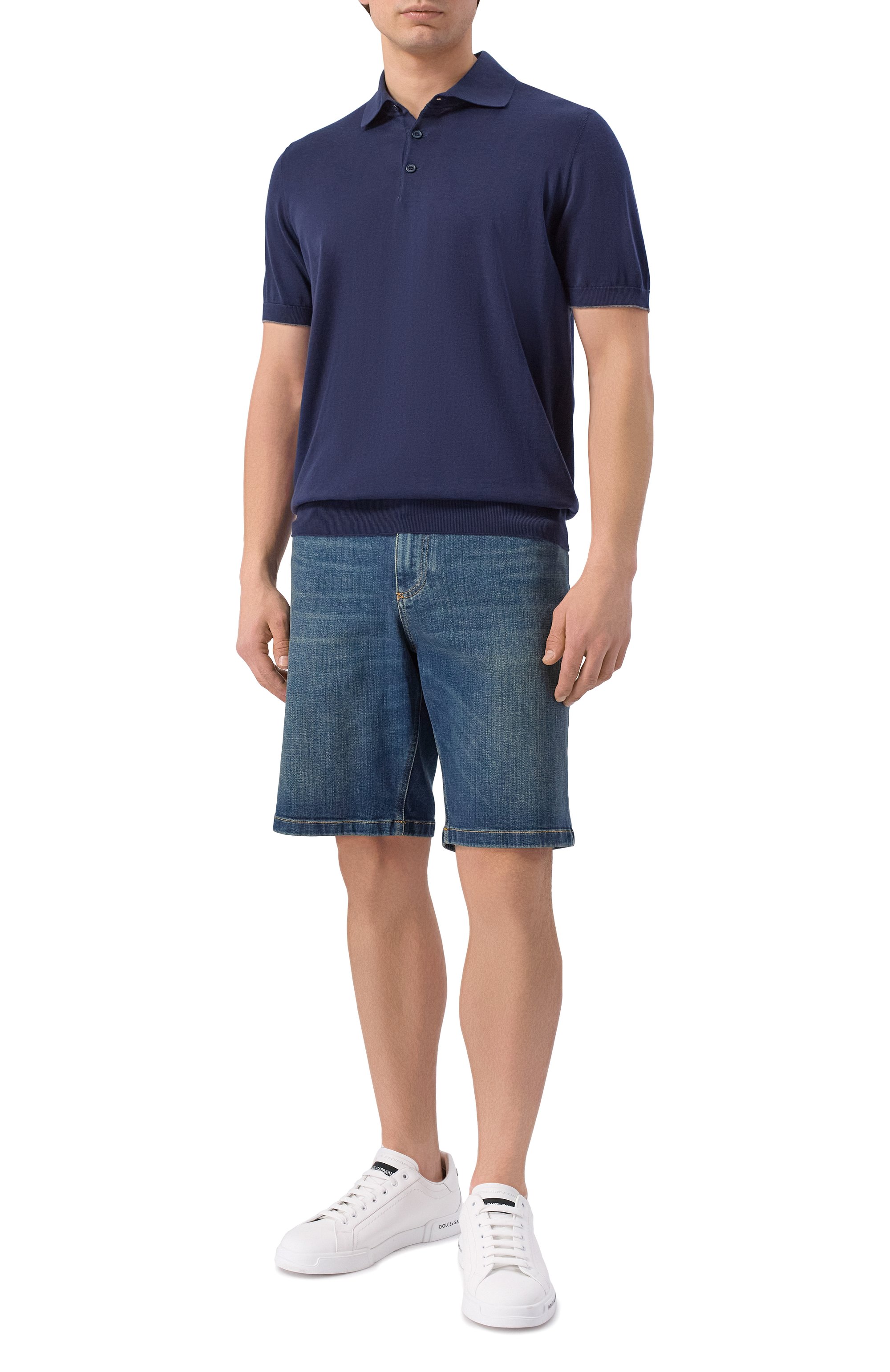 Джинсовые шорты DOLCE & GABBANA, арт. GWNXAD/G80W9, фото 2