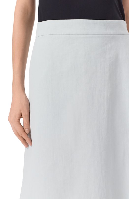 Льняная юбка Jil Sander J04MA0006/J60001 Голубой  J04MA0006/J60001 Фото 5