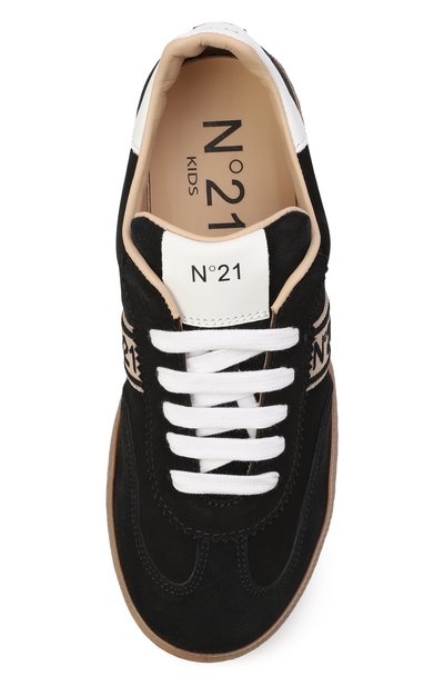 Замшевые кеды N21 черного цвета по цене 31150 руб., арт. 82572/VAR1, фото 4 Замшевые кеды N21, арт. 82572/VAR1, фото 4