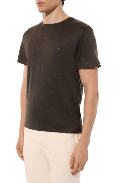 Шелковая футболка STEFANO RICCI, арт. MNH3402930/BG2601, фото 3