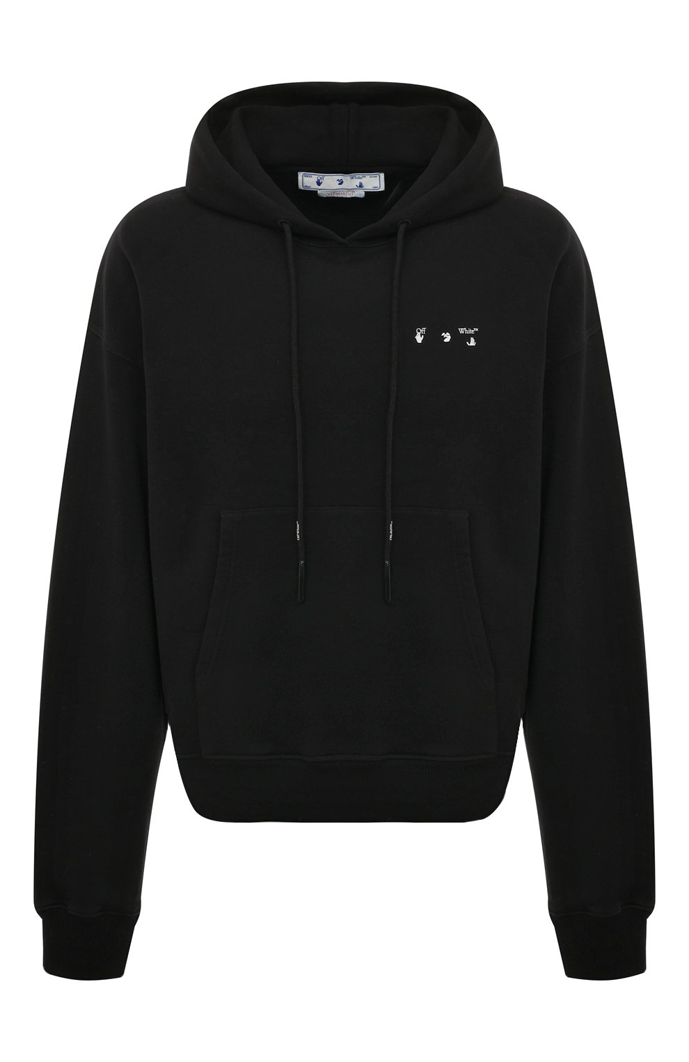 Хлопковое худи OFF-WHITE, арт. OMBB037C99FLE0041001, фото 1
