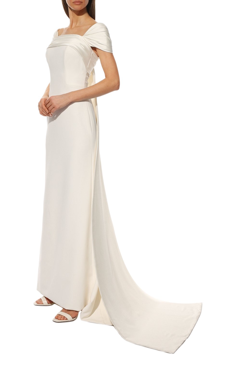 Атласное платье VIKTOR & ROLF MARIAGE молочного цвета по цене 635500 руб., арт. VRM287, фото 2 Атласное платье VIKTOR & ROLF MARIAGE, арт. VRM287, фото 2