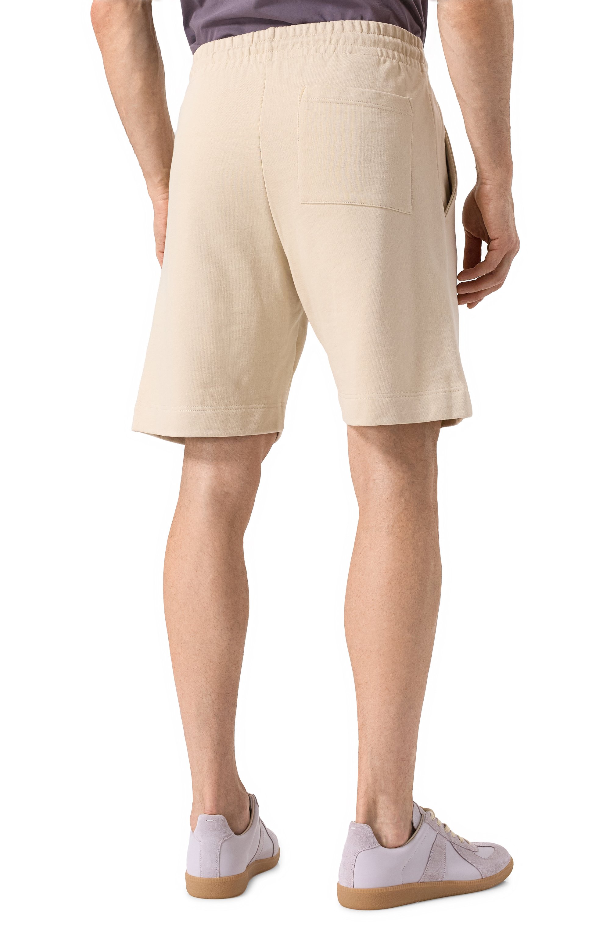 Хлопковые шорты DRIES VAN NOTEN светло-бежевого цвета по цене 27050 руб., арт. 251-021158-1610, фото 4 Хлопковые шорты DRIES VAN NOTEN, арт. 251-021158-1610, фото 4