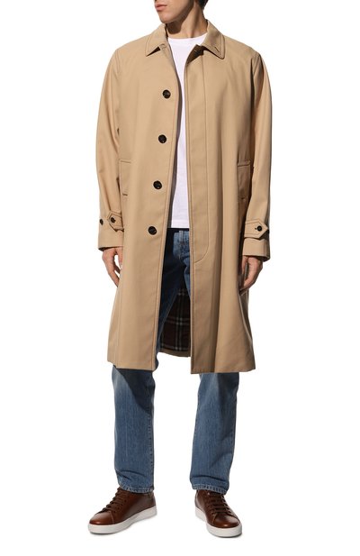 Кожаные кеды MILLE 885, арт. ST0CC0LM CICL0NE BR0WN, фото 2