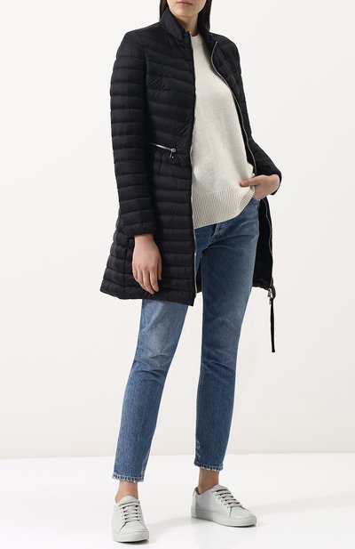 Приталенный стеганый пуховик с воротником-стойкой MONCLER, арт. D1-093-49305-94-53048, фото 2