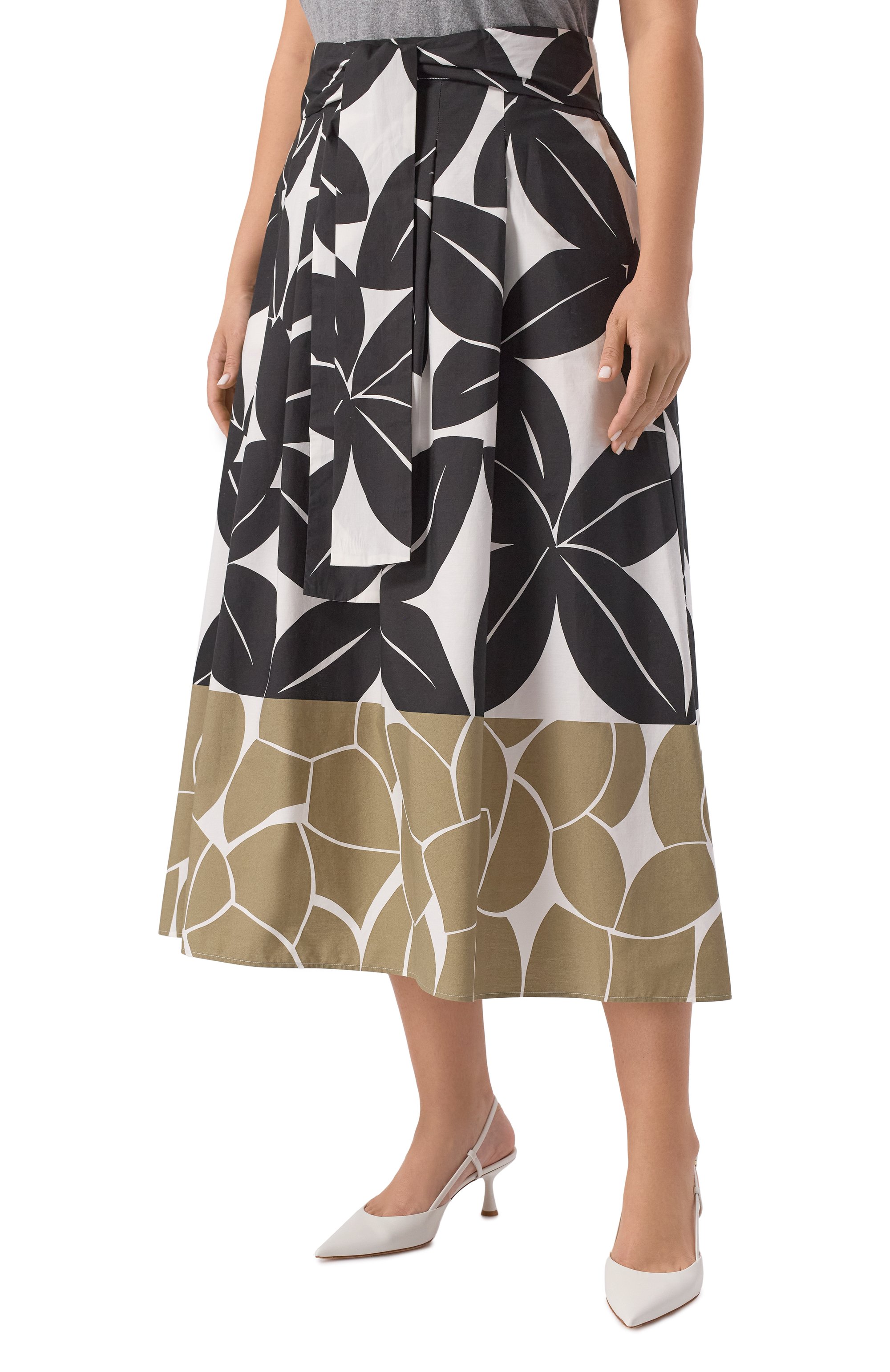 Хлопковая юбка PERSONA BY MARINA RINALDI, арт. ZENITH, фото 3