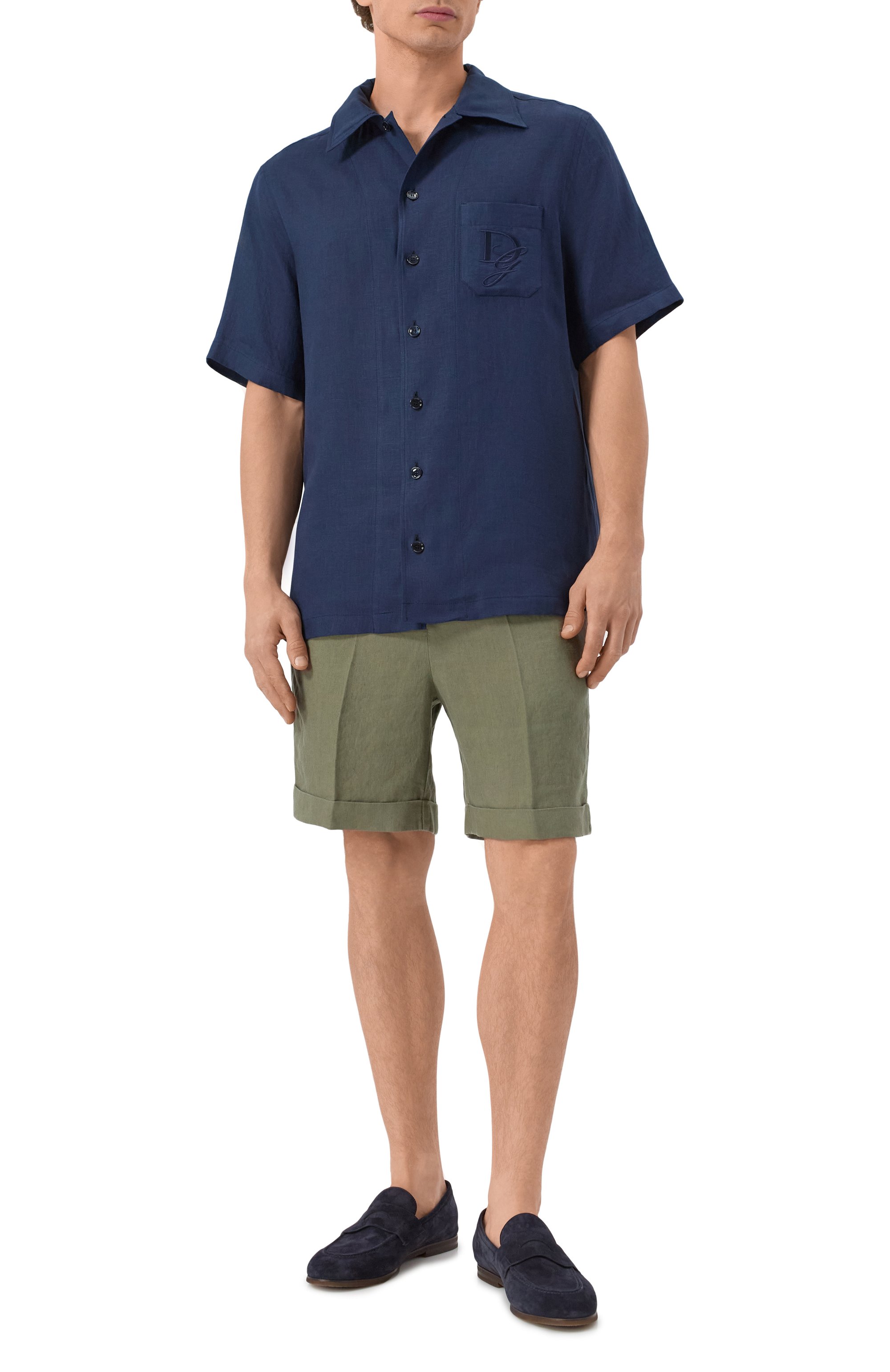 Льняные шорты CANALI, арт. 95606/SG03202, фото 2