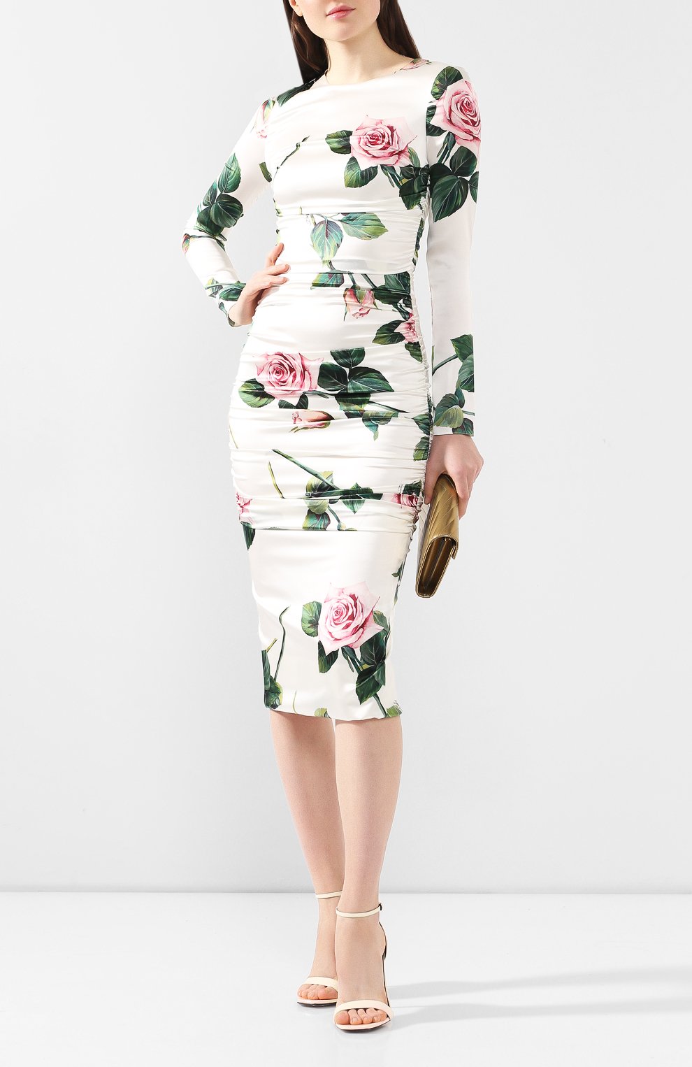 Шелковое платье DOLCE & GABBANA, арт. F6B8GT/FSAZE, фото 2