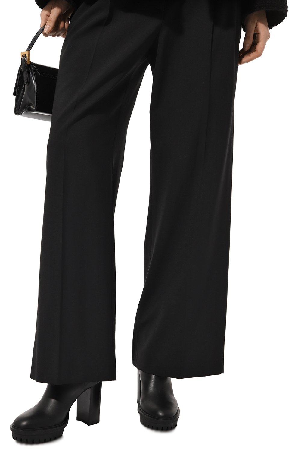 Кожаные ботильоны GIANVITO ROSSI, арт. G73026.70RIC.CLNNER0, фото 3