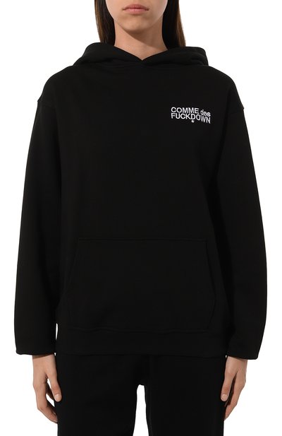 Хлопковое худи COMME DES FUCKDOWN, арт. CFABW01010, фото 3