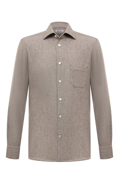Мужская шерстяная рубашка KITON, арт. UMCNERK0131C06
