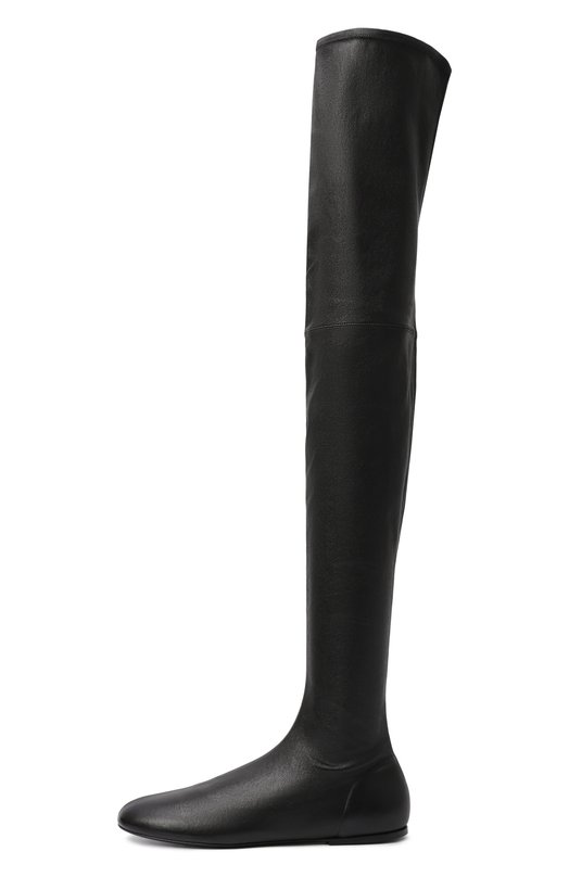 Кожаные ботфорты Co 0634STLP-BLA Чёрный  0634STLP-BLA Фото 4