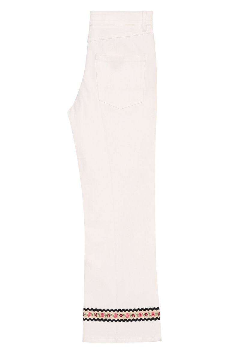 Хлопковые брюки MIU MIU, арт. MP1345-1MHQ-F0009, фото 3