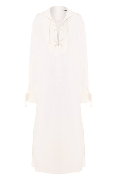 Женское платье из смеси вискозы и хлопка ANN DEMEULEMEESTER, арт. 2001-2216-P-156-005