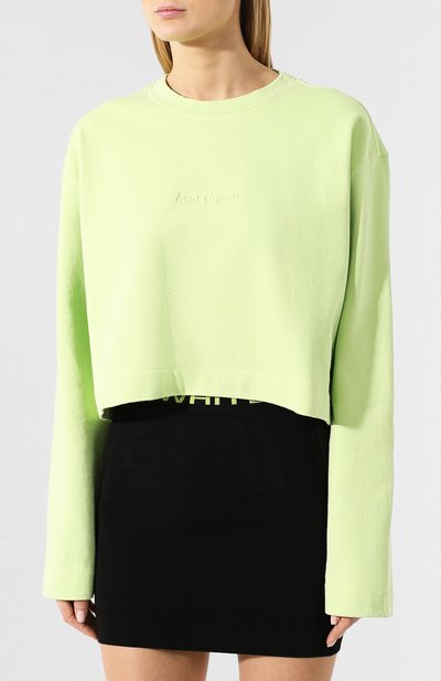 Хлопковый свитшот ACNE STUDIOS, арт. AI0022, фото 3