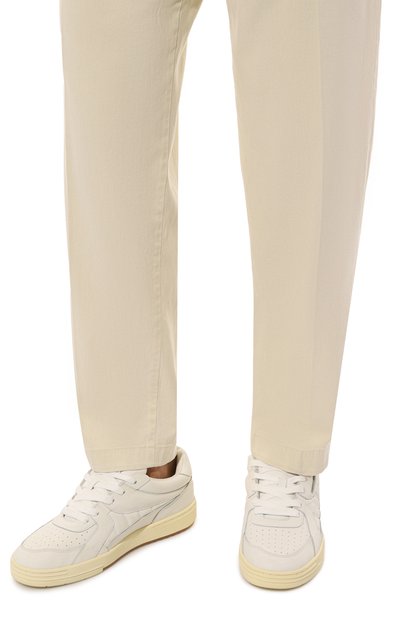 Кожаные кеды university PALM ANGELS, арт. PMIA078E23LEA0020101, фото 3