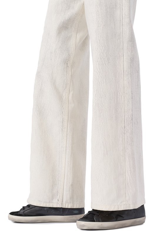 Кожаные кеды Super-Star Golden Goose Deluxe Brand GWF00101.F003463 Чёрный  GWF00101.F003463 Фото 3