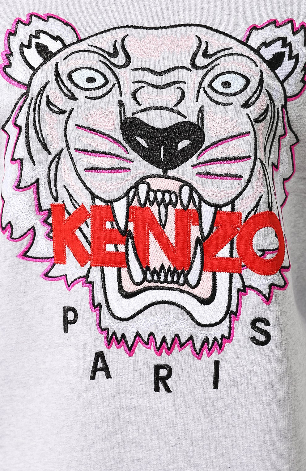 Хлопковое платье KENZO серого цвета по цене 31500 руб., арт. 2R08354XA, фото 5 Хлопковое платье KENZO, арт. 2R08354XA, фото 5