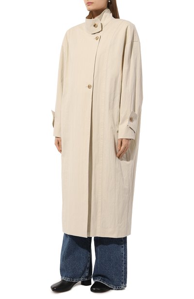 Хлопковый плащ LE17SEPTEMBRE, арт. LS2411CT002EIV, фото 3