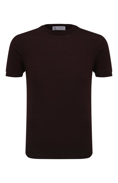 Хлопковый джемпер IL BORGO CASHMERE темно-коричневого цвета по цене 34350 руб., арт. 55-854M0DG0, фото 1 Хлопковый джемпер IL BORGO CASHMERE, арт. 55-854M0DG0, фото 1