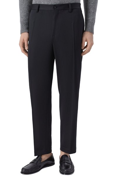 Шерстяные брюки DOLCE & GABBANA черного цвета по цене 89950 руб., арт. GW13ET/FUBGZ, фото 3 Шерстяные брюки DOLCE & GABBANA, арт. GW13ET/FUBGZ, фото 3