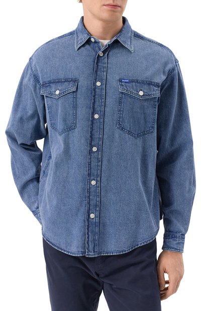 Джинсовая рубашка HUGO BLUE, арт. 50534162, фото 3