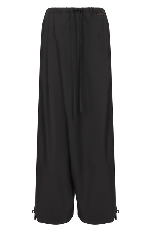 Шерстяные брюки Marni PAMA0634A0/UTW839 Чёрный PAMA0634A0/UTW839